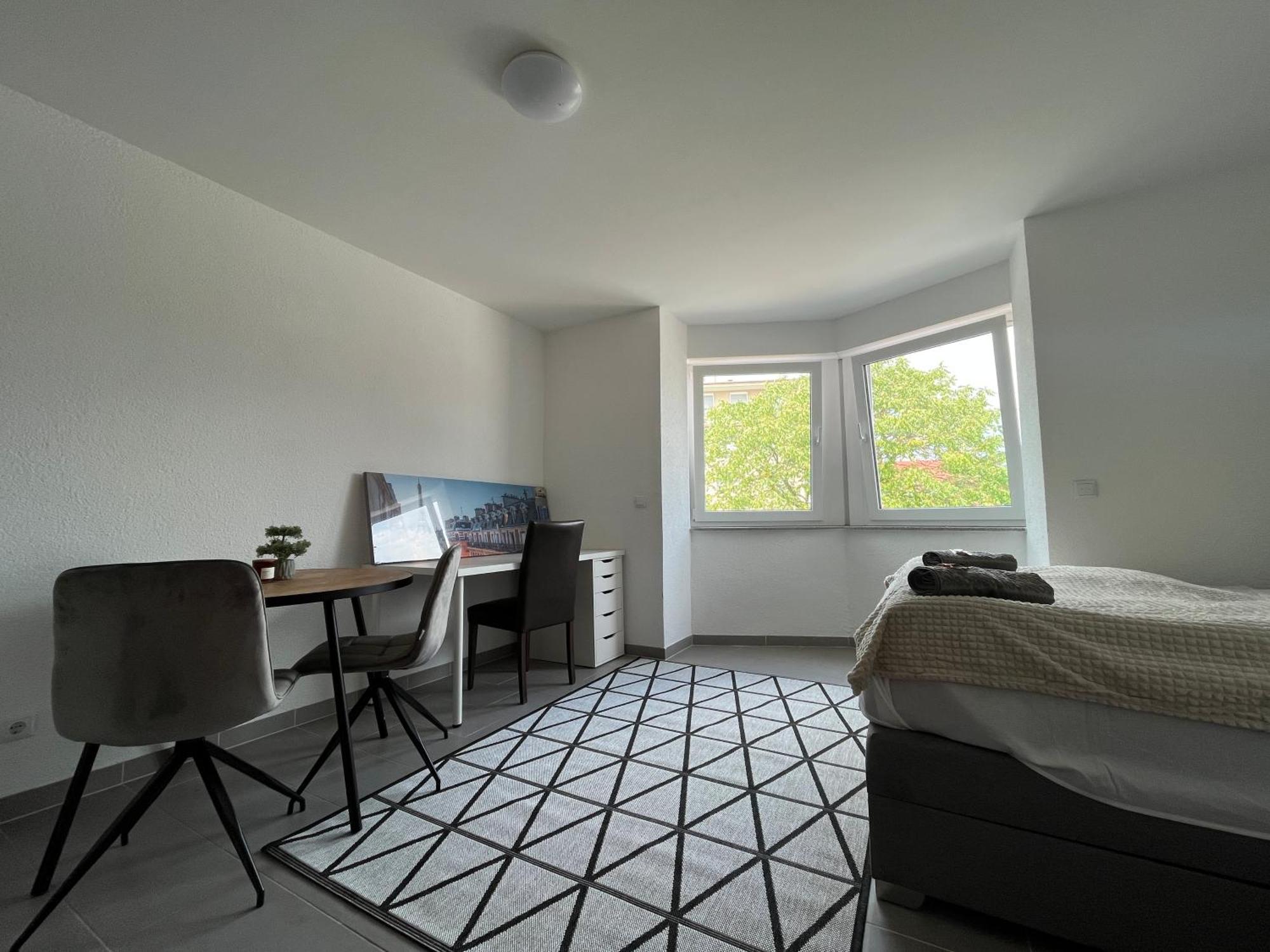 Simplex Apartments Am Europaplatz Karlsruhe Szoba fotó