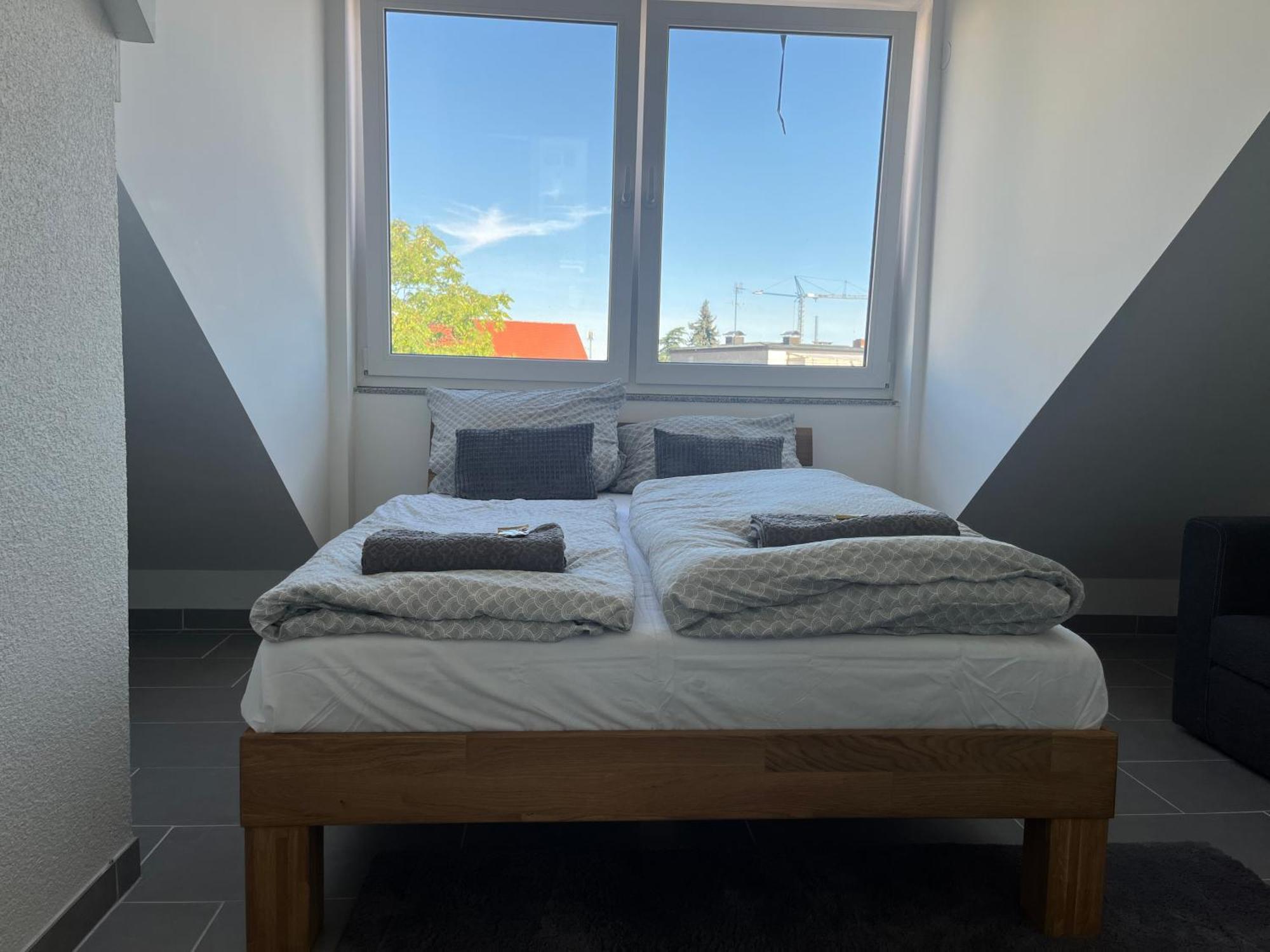 Simplex Apartments Am Europaplatz Karlsruhe Szoba fotó