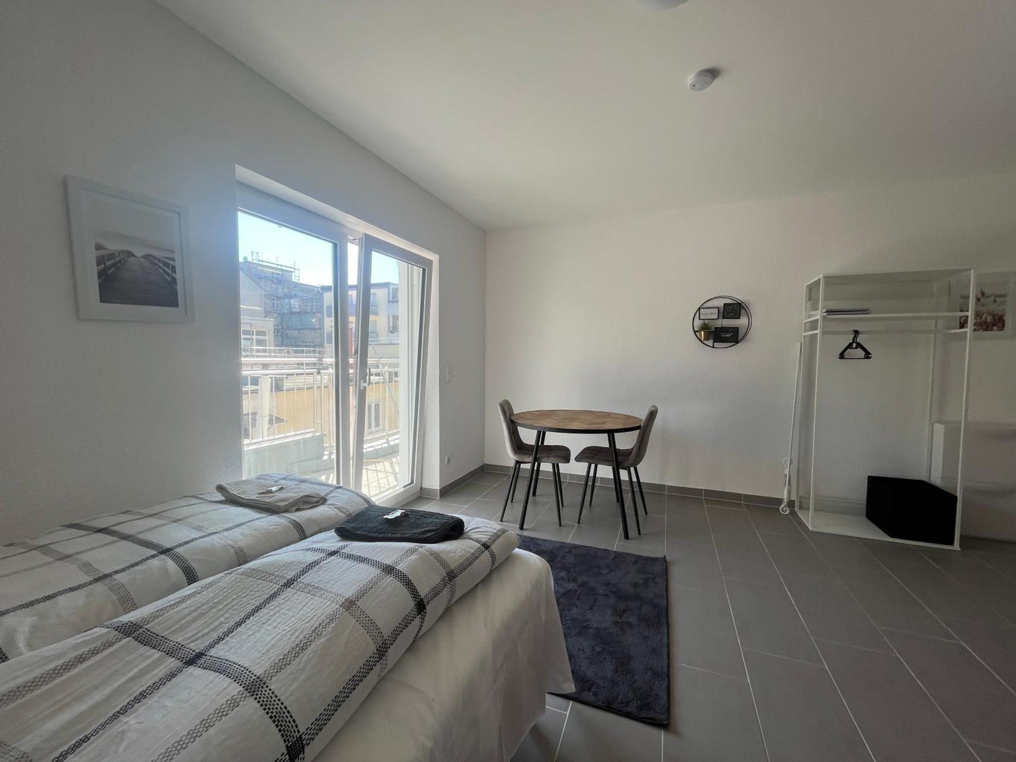 Simplex Apartments Am Europaplatz Karlsruhe Szoba fotó