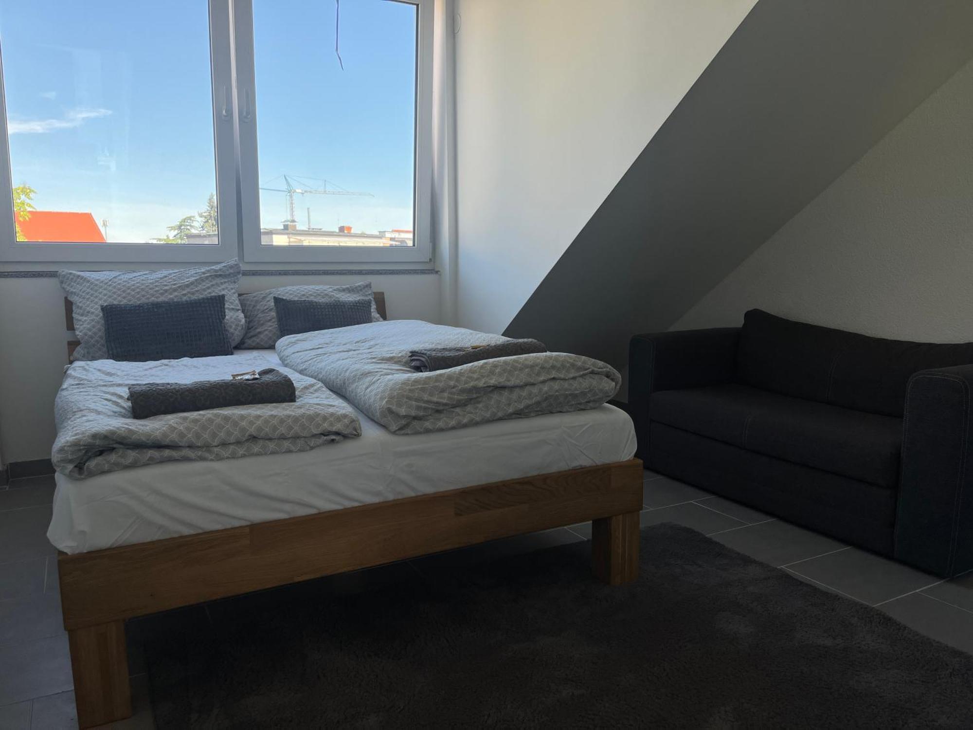 Simplex Apartments Am Europaplatz Karlsruhe Szoba fotó