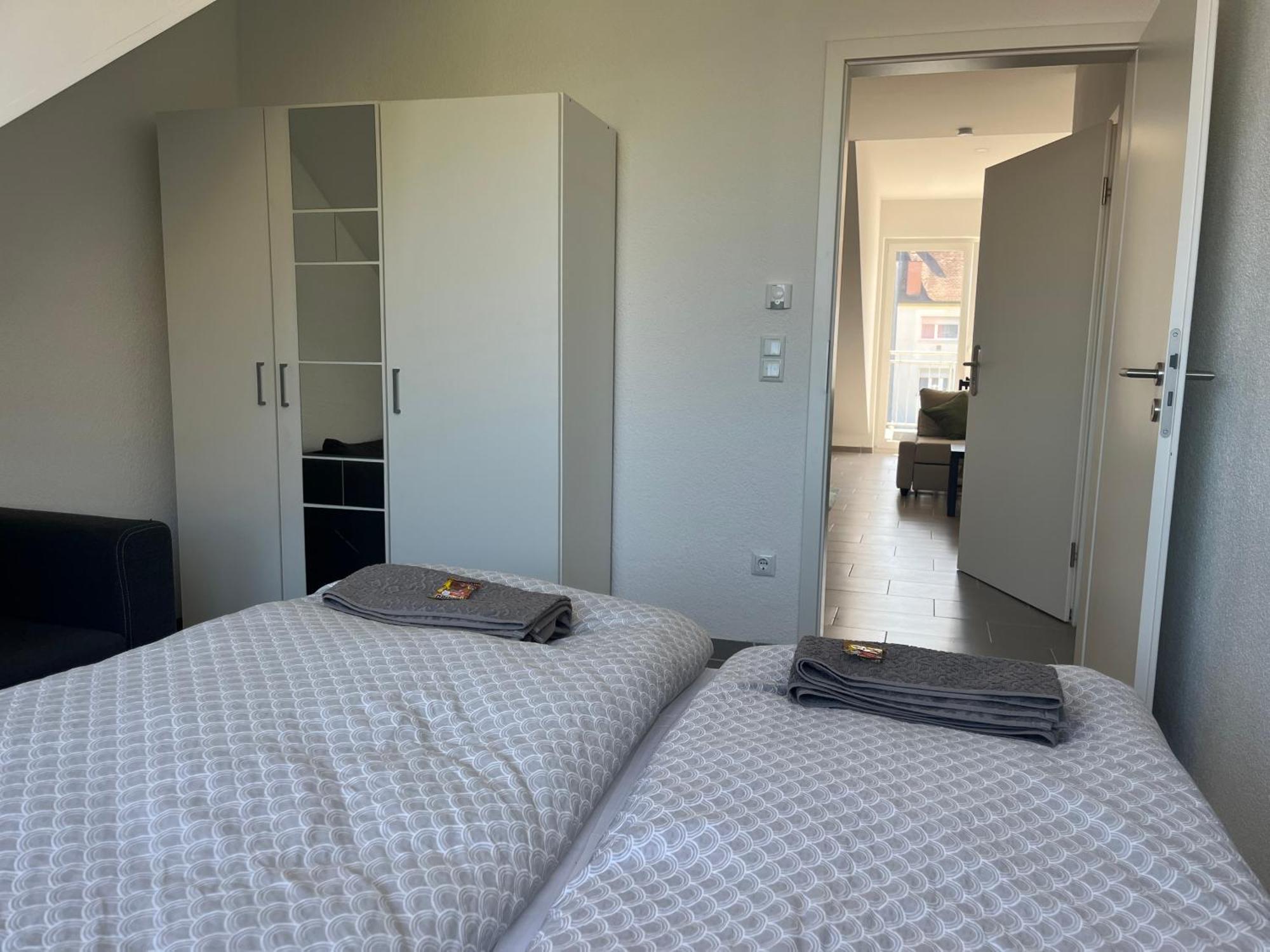 Simplex Apartments Am Europaplatz Karlsruhe Szoba fotó