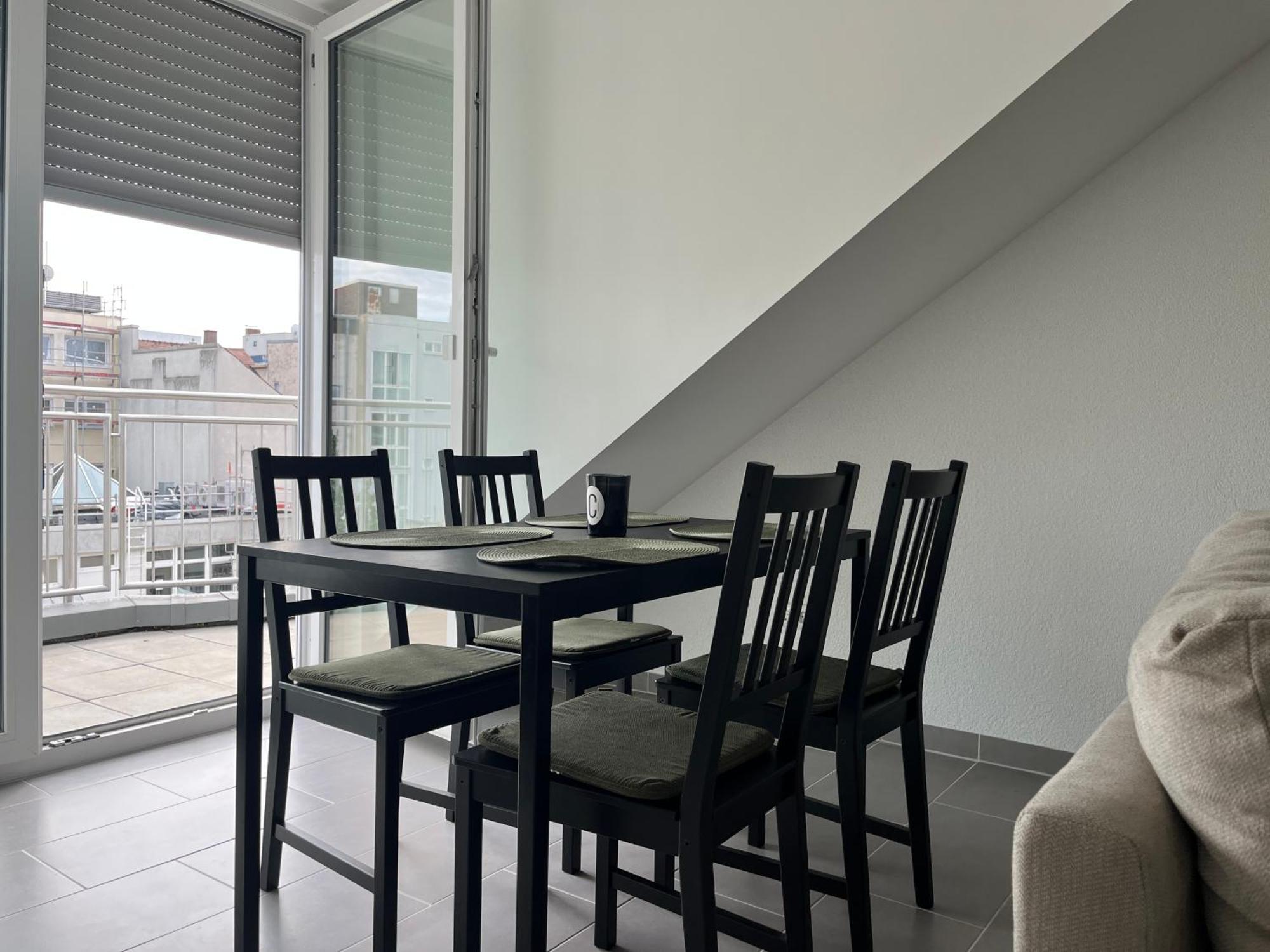 Simplex Apartments Am Europaplatz Karlsruhe Szoba fotó