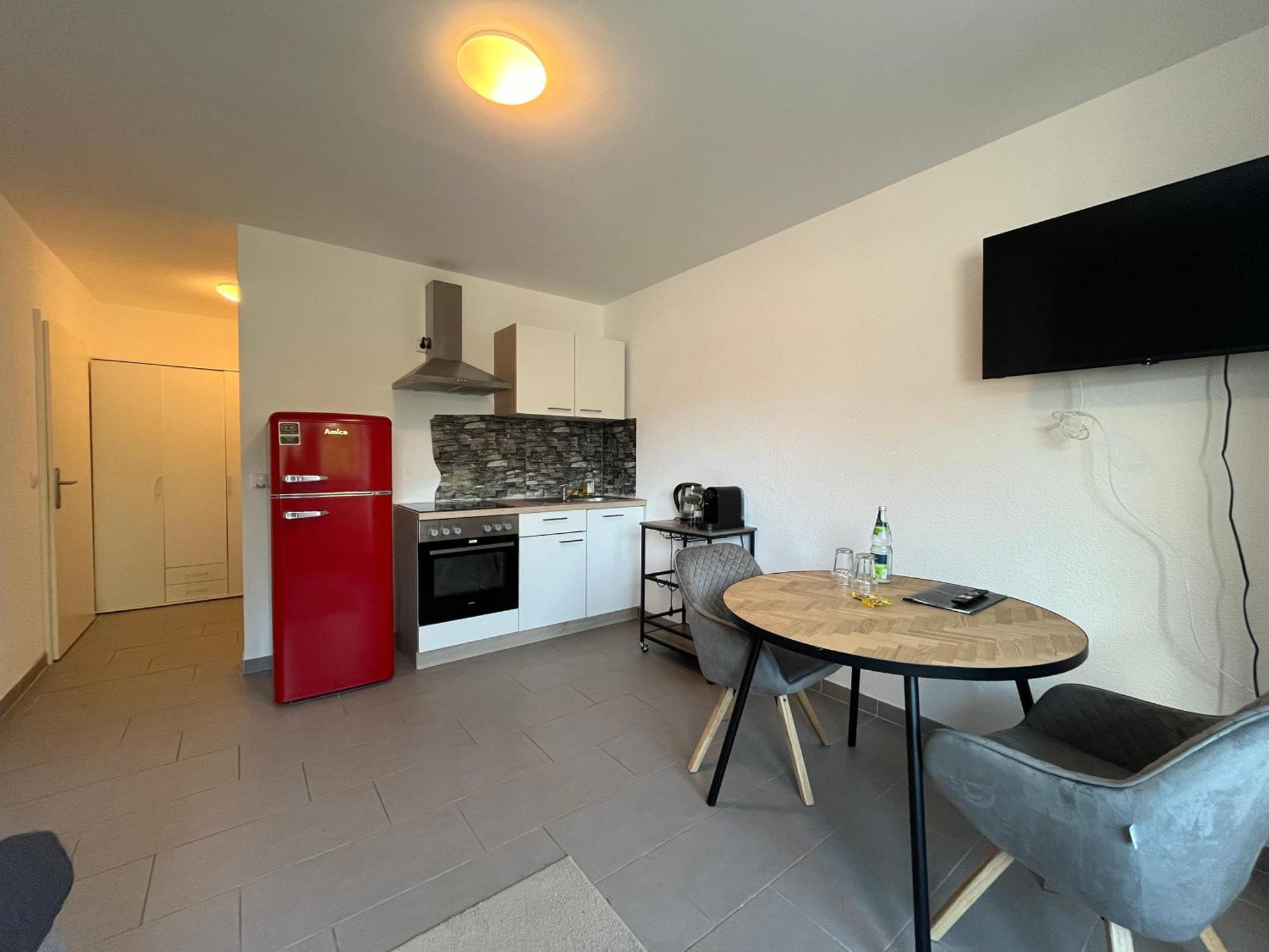 Simplex Apartments Am Europaplatz Karlsruhe Szoba fotó