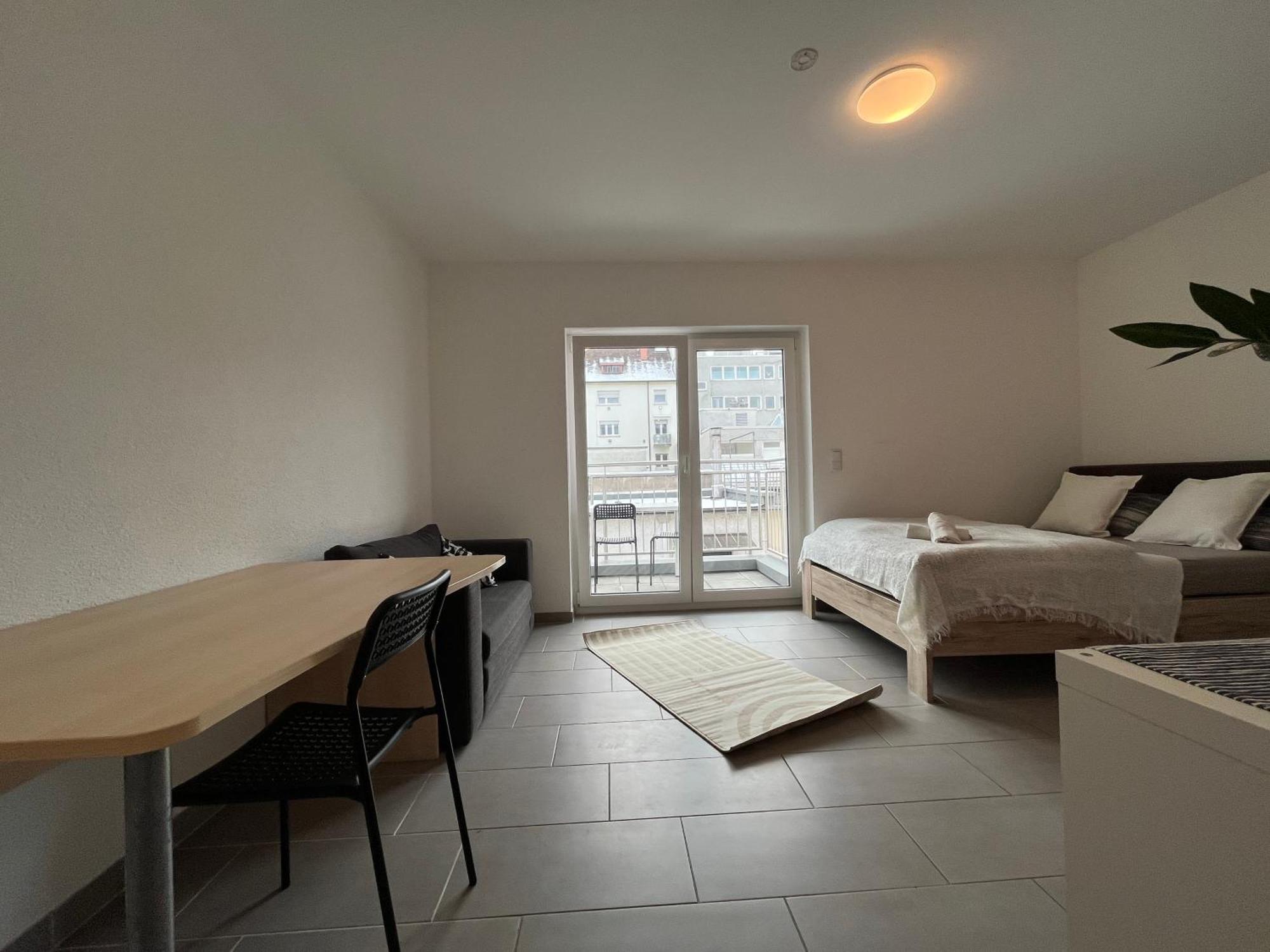 Simplex Apartments Am Europaplatz Karlsruhe Szoba fotó