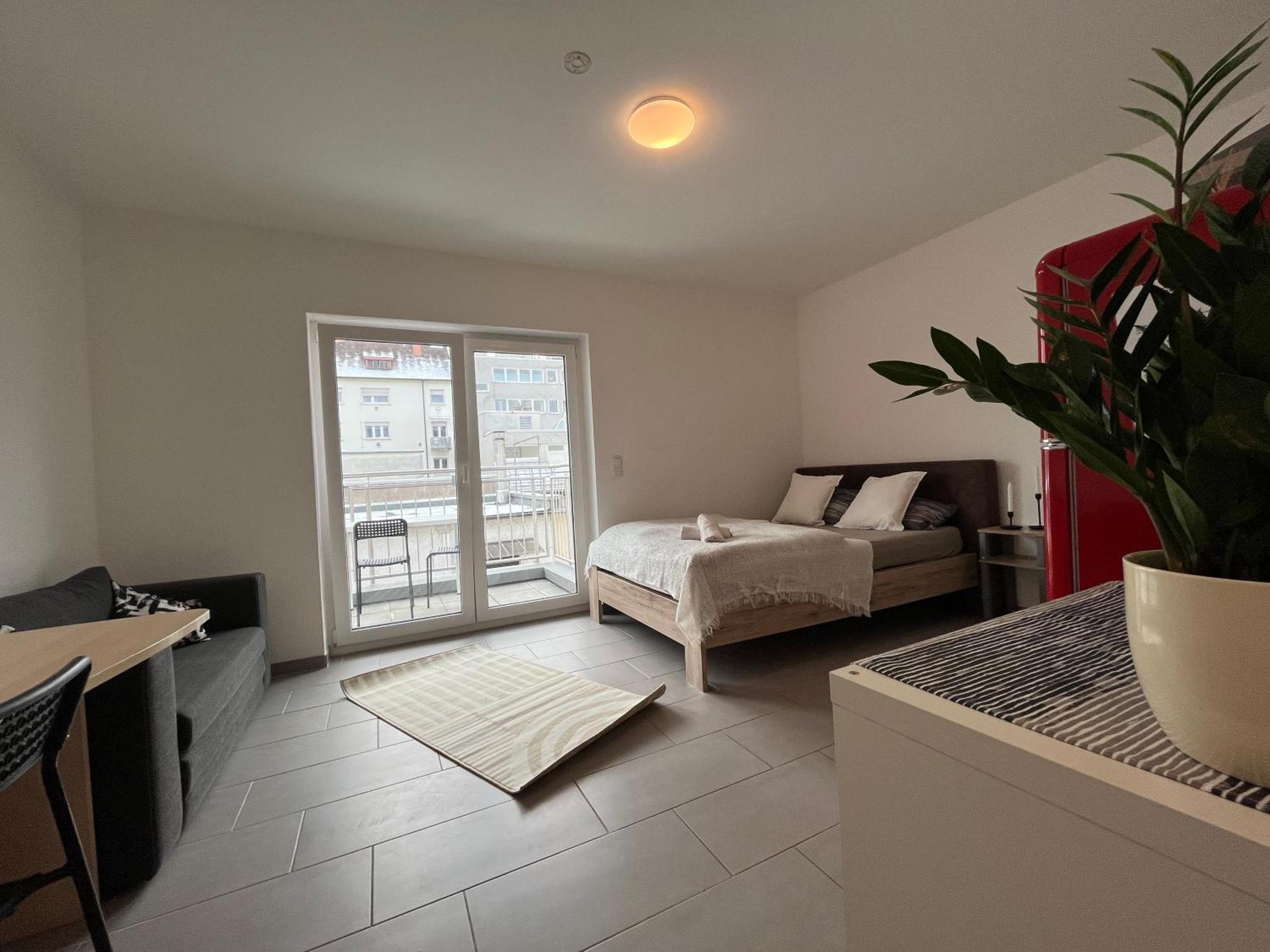 Simplex Apartments Am Europaplatz Karlsruhe Szoba fotó