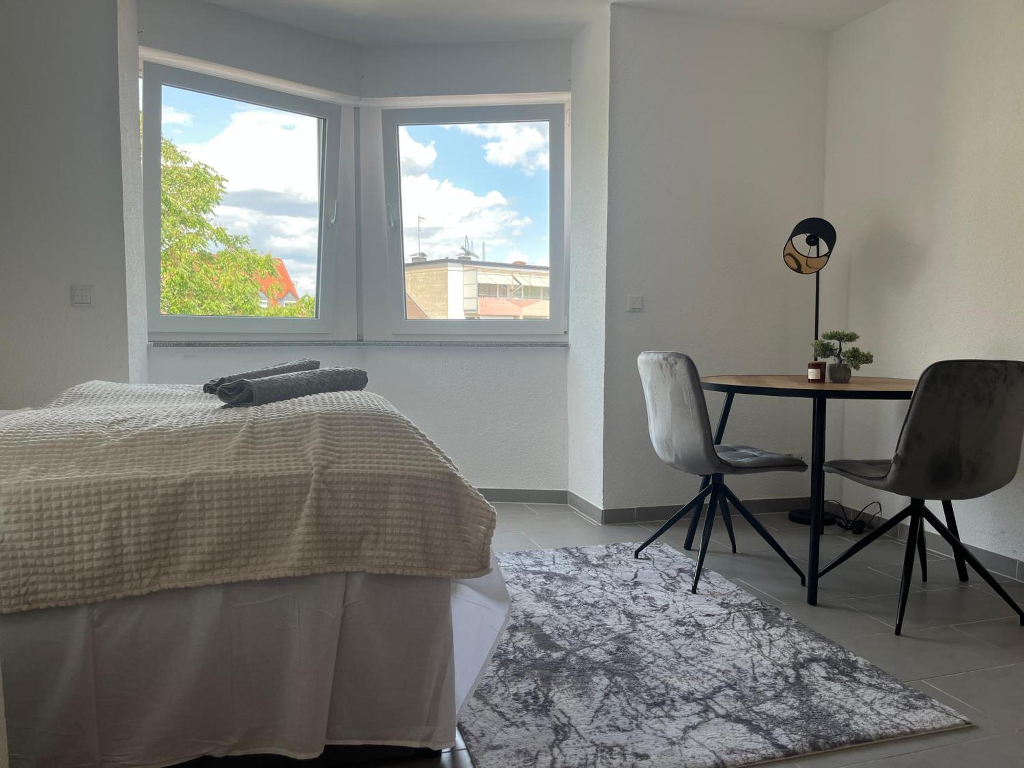Simplex Apartments Am Europaplatz Karlsruhe Szoba fotó