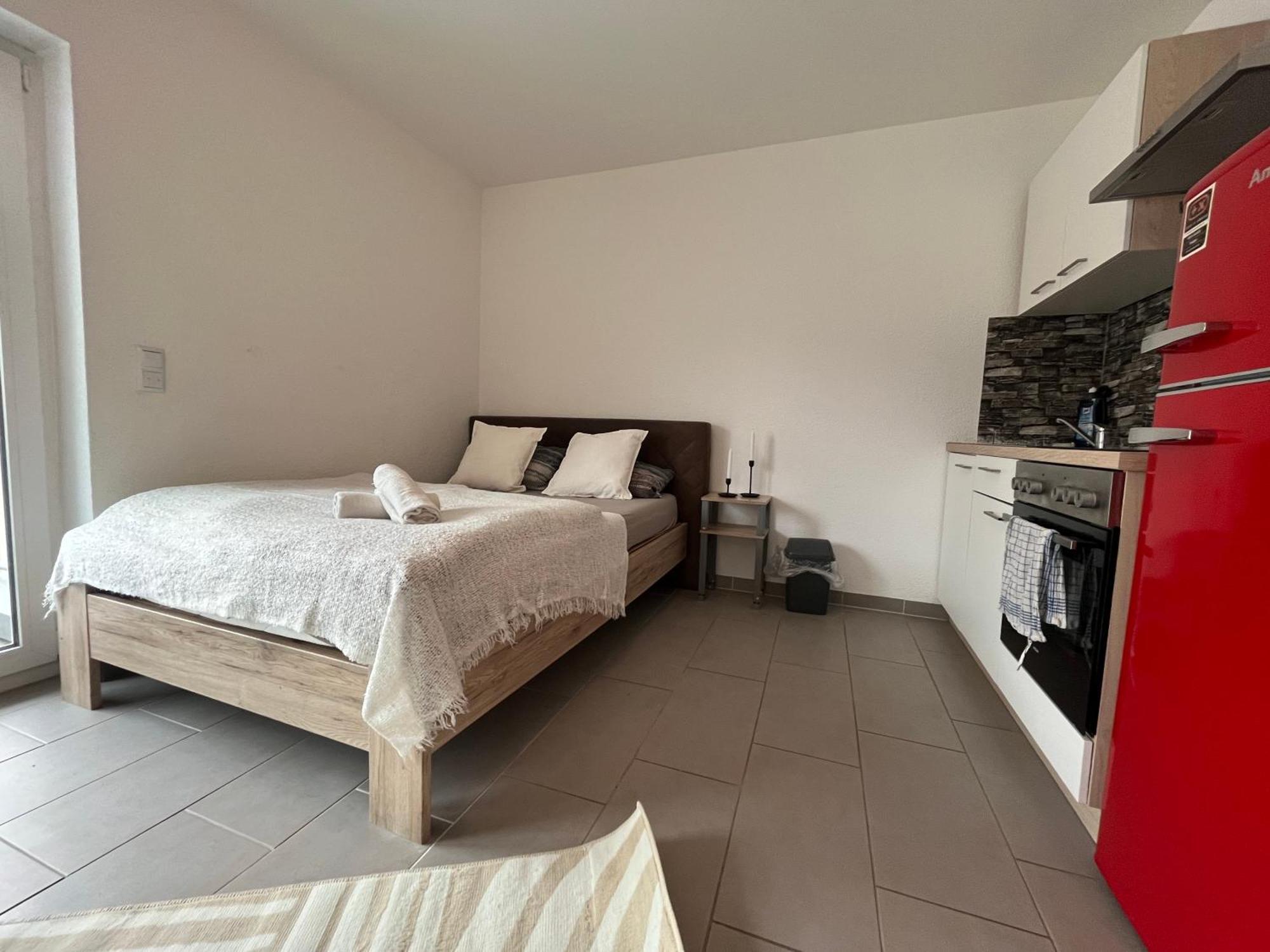 Simplex Apartments Am Europaplatz Karlsruhe Szoba fotó