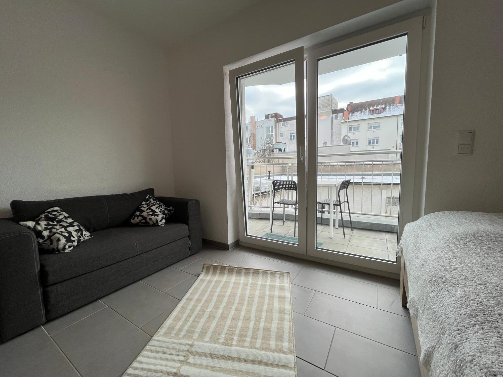 Simplex Apartments Am Europaplatz Karlsruhe Szoba fotó
